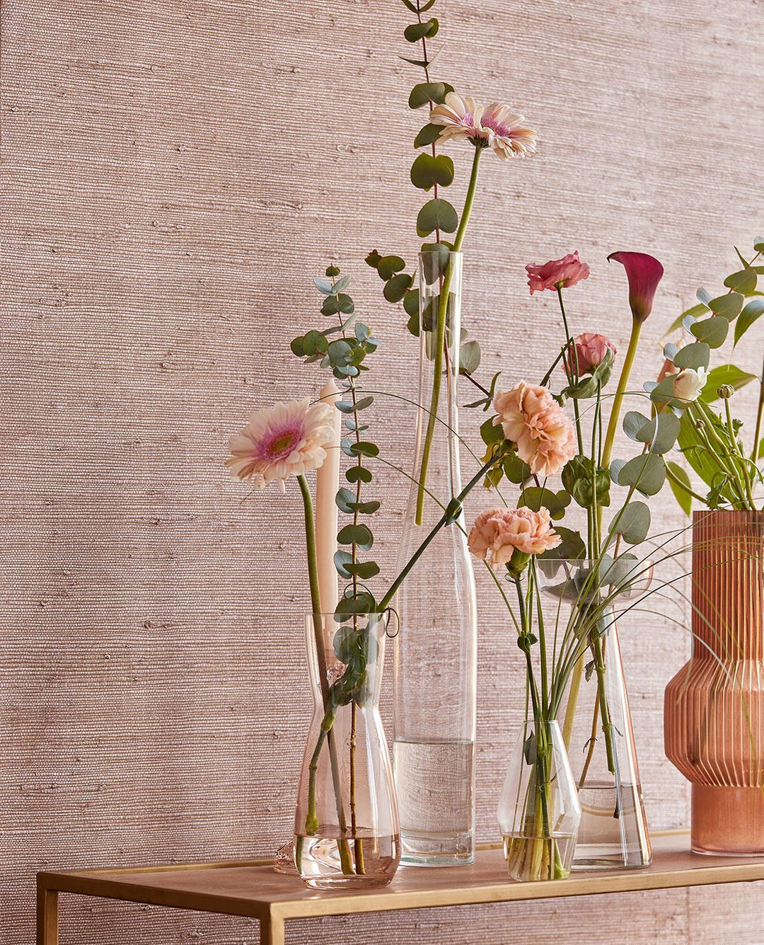 EIJFFINGER Natural Wallcovering III 303543 - Afbeelding 3 - Rood, Landelijk, Etnisch, Natuurlijk, Structuren
