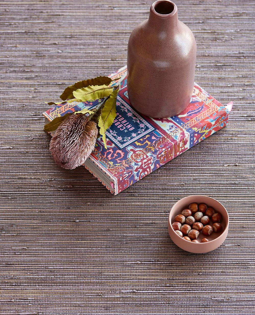 EIJFFINGER Natural Wallcovering III 303551 - Afbeelding 2 - Paars, Etnisch, Natuurlijk, Structuren