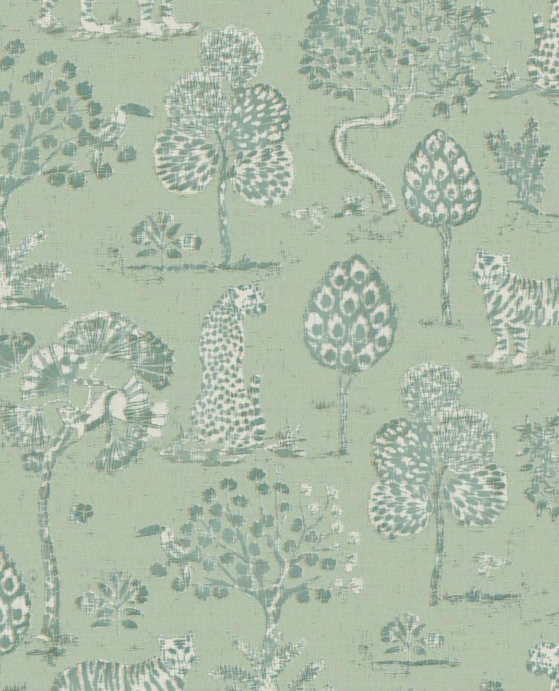 EIJFFINGER Oasis 317313 - Afbeelding 1 - Naturel, Groen, Kinderkamer