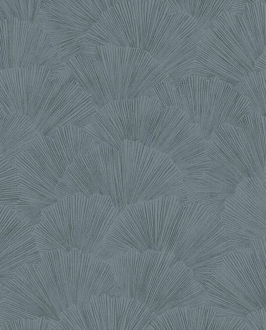 EIJFFINGER Oasis 317333 - Afbeelding 1 - Blauw, Etnisch, Basic, Grafisch, Bladeren
