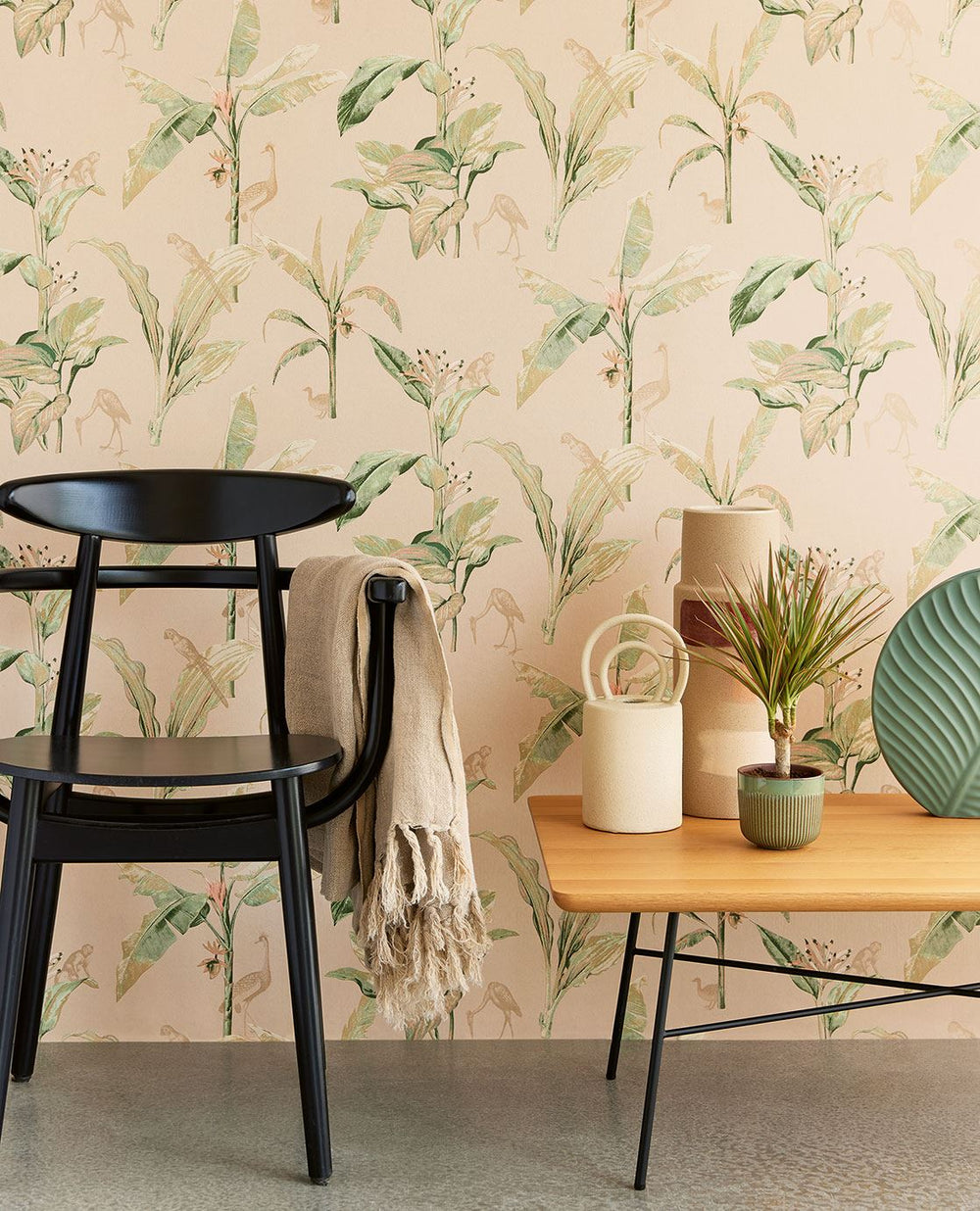 EIJFFINGER Oasis 317344 - Afbeelding 2 - Naturel, Retro, Vintage, Romantisch, Dieren, Vogels, Bladeren