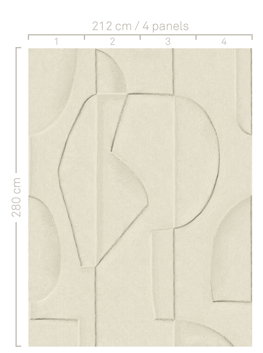EIJFFINGER Artifact 312480 - Afbeelding 4 - Naturel, Retro, Vintage, Basic, Stoer, Industrieel, Geometrisch Beton