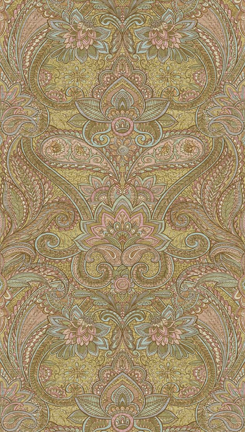 EIJFFINGER Wallpower Favourites 309085 - Afbeelding 1 - Multi, Naturel, Groen, Etnisch, Klassiek, Ornamenten, Bloemen