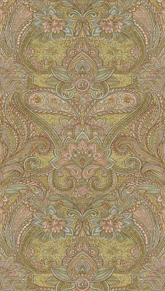 EIJFFINGER Wallpower Favourites 309085 - Afbeelding 1 - Multi, Naturel, Groen, Etnisch, Klassiek, Ornamenten, Bloemen