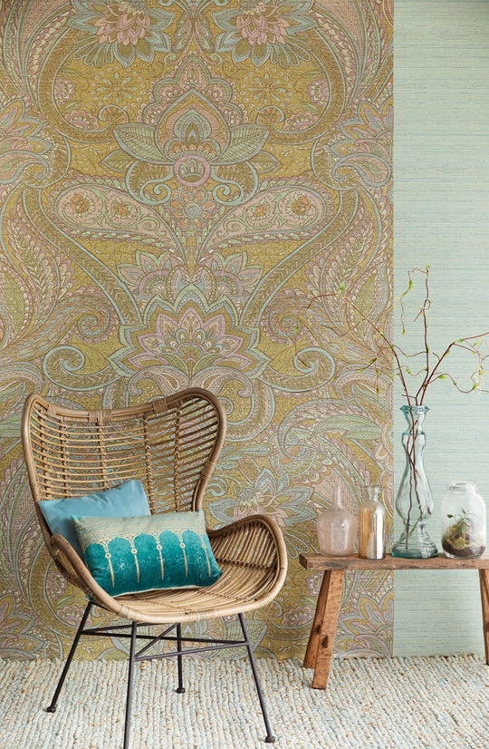 EIJFFINGER Wallpower Favourites 309085 - Afbeelding 2 - Multi, Naturel, Groen, Etnisch, Klassiek, Ornamenten, Bloemen