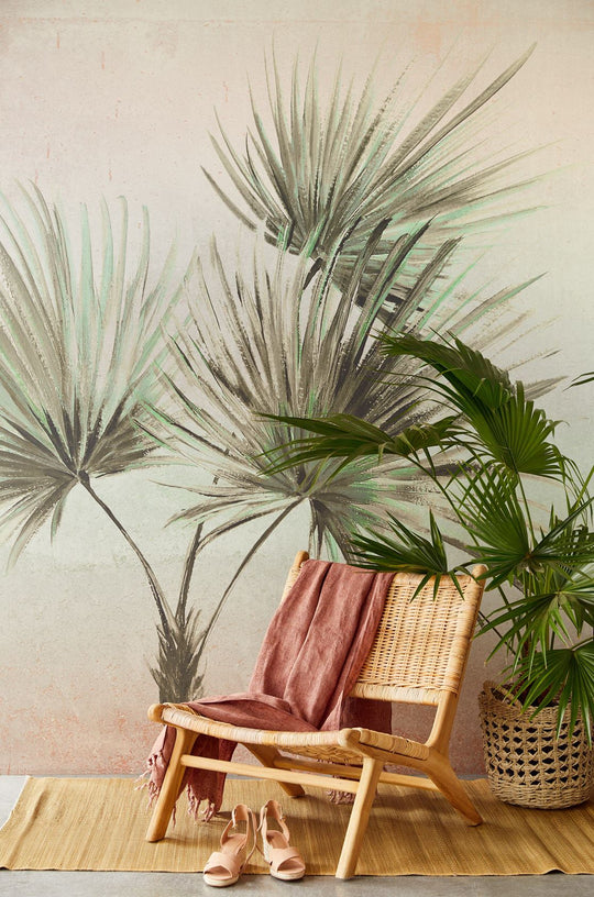 EIJFFINGER Wallpower Favourites 309092 - Afbeelding 2 - Naturel, Groen, Rood, Retro, Vintage, Stoer, Industrieel, Natuurlijk, Bladeren