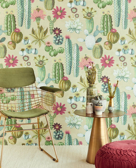 EIJFFINGER Wallpower Favourites 309101 - Afbeelding 2 - Multi, Groen, Retro, Vintage, Kinderkamer, Natuurlijk, Bloemen