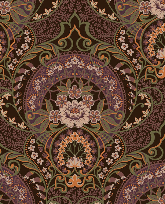 EIJFFINGER Posy 316016 - Afbeelding 1 - Naturel, Retro, Vintage, Romantisch, Ornamenten, Bloemen