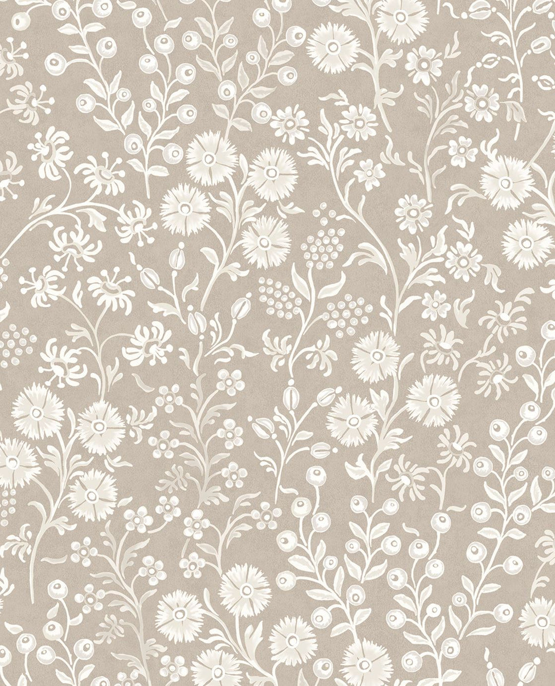 EIJFFINGER Posy 316041 - Afbeelding 1 - Naturel, Scandinavisch, Retro, Vintage, Romantisch