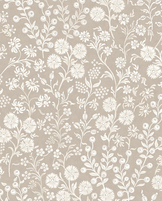 EIJFFINGER Posy 316041 - Afbeelding 1 - Naturel, Scandinavisch, Retro, Vintage, Romantisch