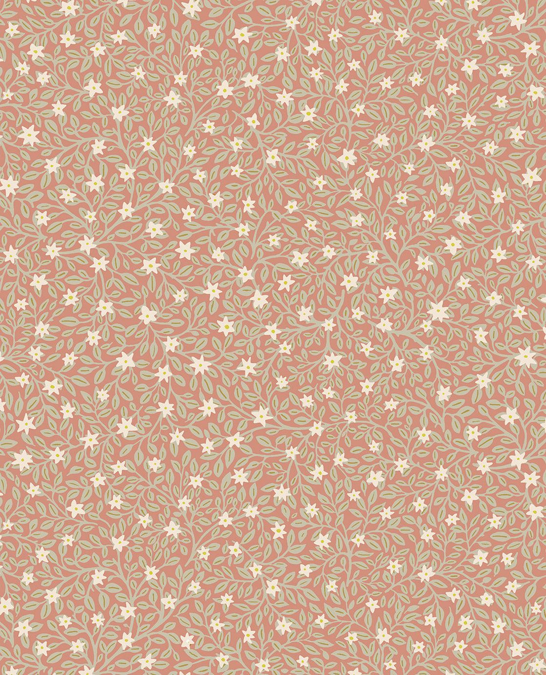 EIJFFINGER Posy 316051 - Afbeelding 1 - Rood, Oranje, Scandinavisch, Retro, Vintage, Romantisch