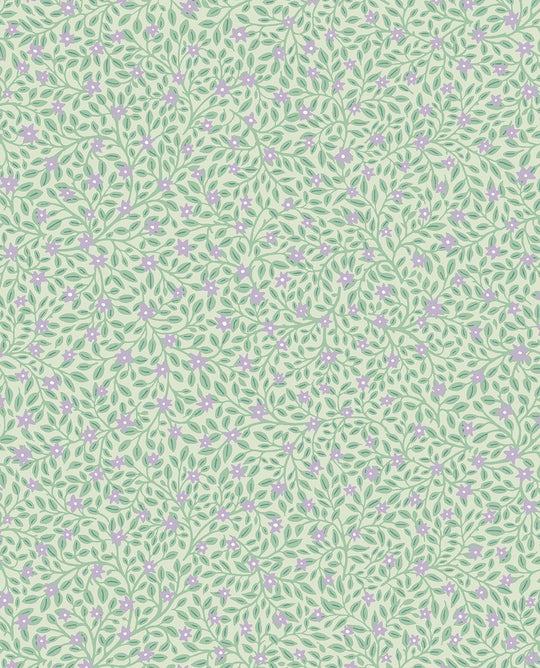 EIJFFINGER Posy 316053 - Afbeelding 1 - Naturel, Groen, Scandinavisch, Retro, Vintage, Kinderkamer