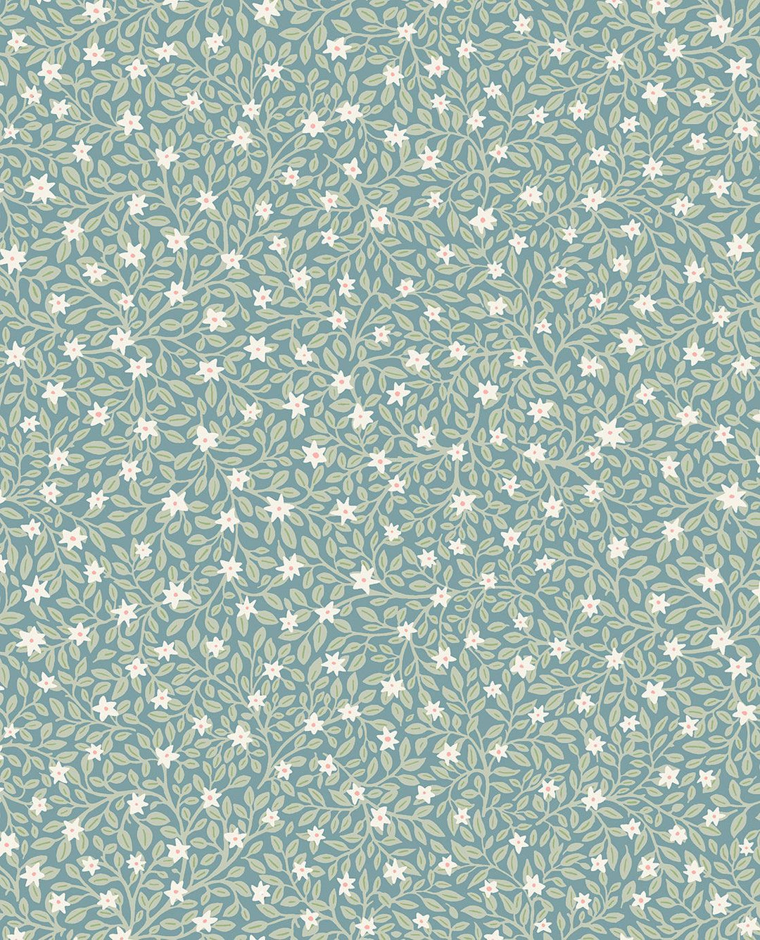 EIJFFINGER Posy 316054 - Afbeelding 1 - Blauw, Groen, Scandinavisch, Retro, Vintage, Kinderkamer