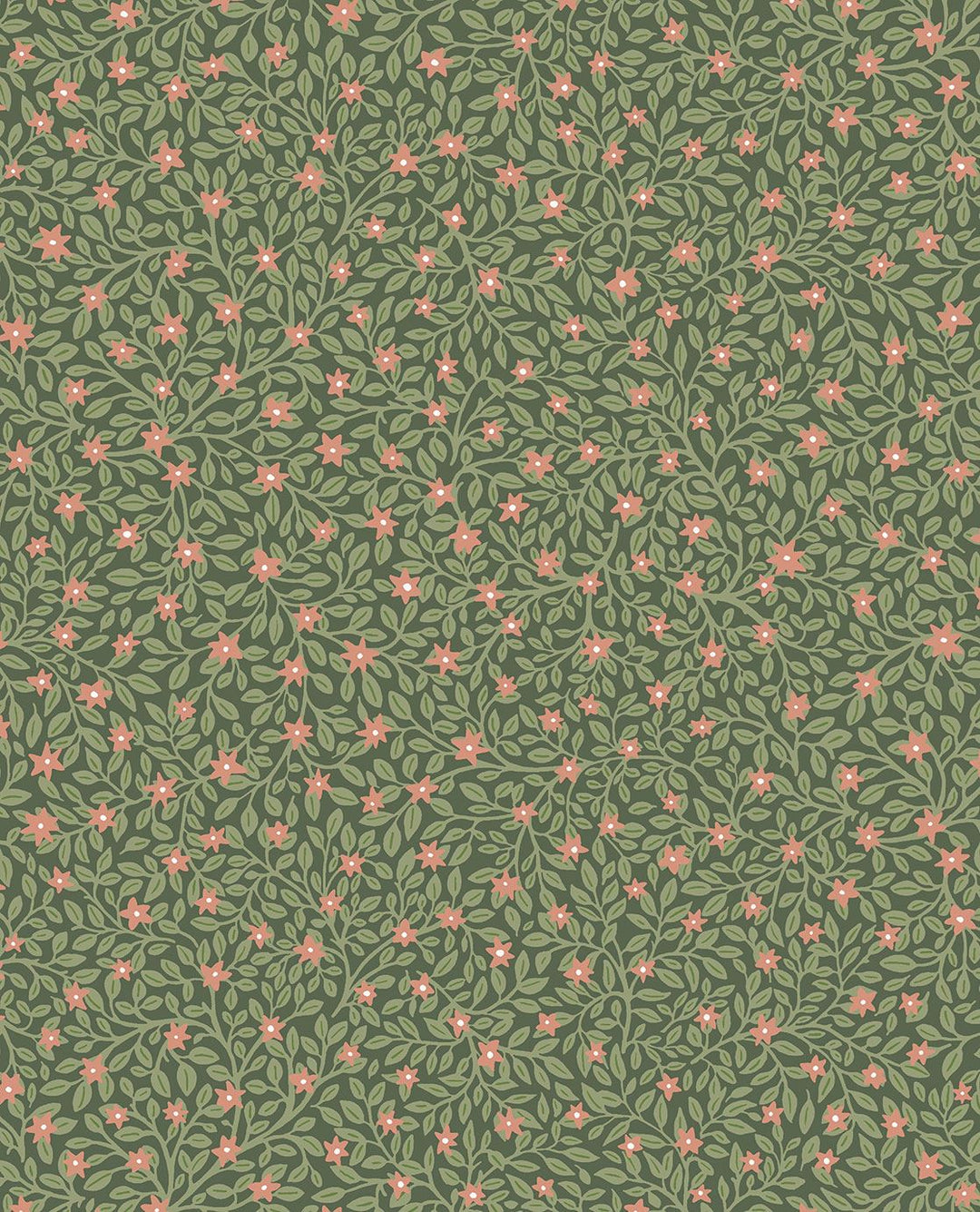 EIJFFINGER Posy 316055 - Afbeelding 1 - Groen, Scandinavisch, Retro, Vintage, Romantisch