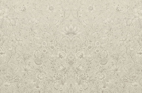EIJFFINGER Posy 316086 - Afbeelding 1 - Naturel, Landelijk, Romantisch, Klassiek, Ornamenten, Bloemen, Bladeren