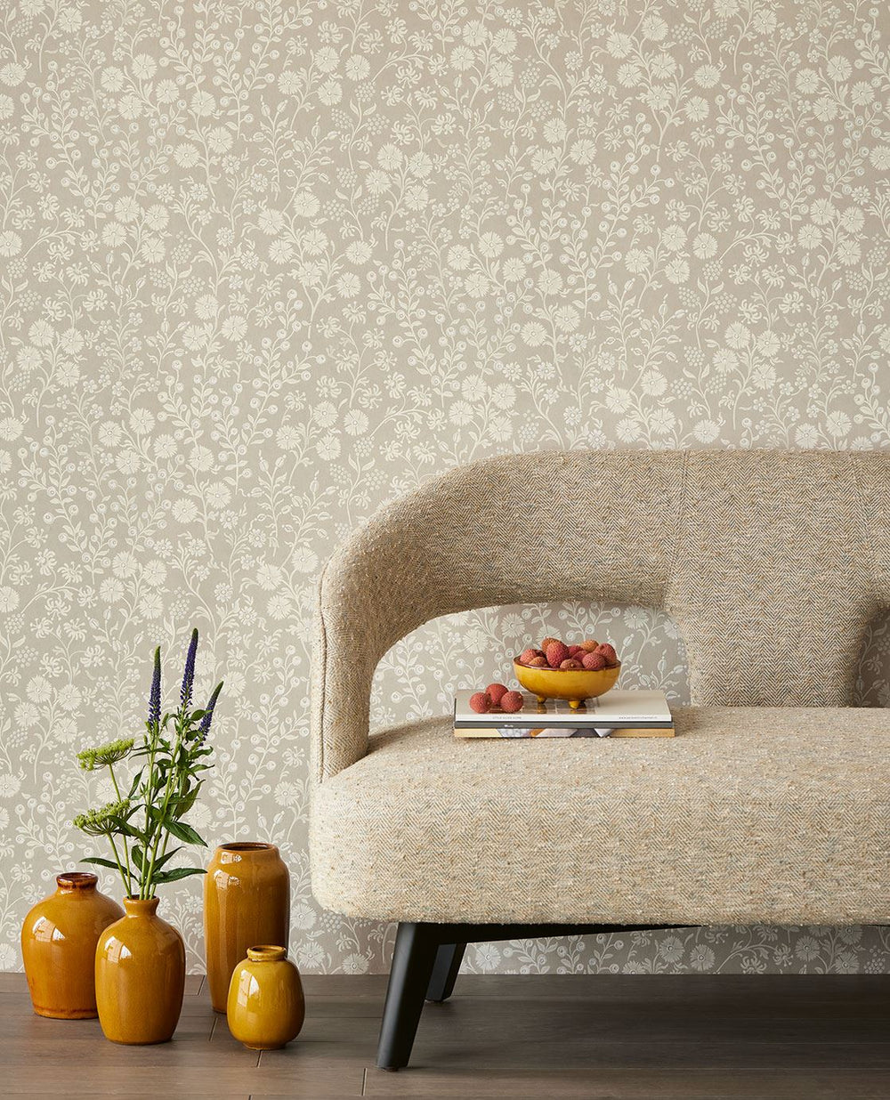 EIJFFINGER Posy 316041 - Afbeelding 2 - Naturel, Scandinavisch, Retro, Vintage, Romantisch