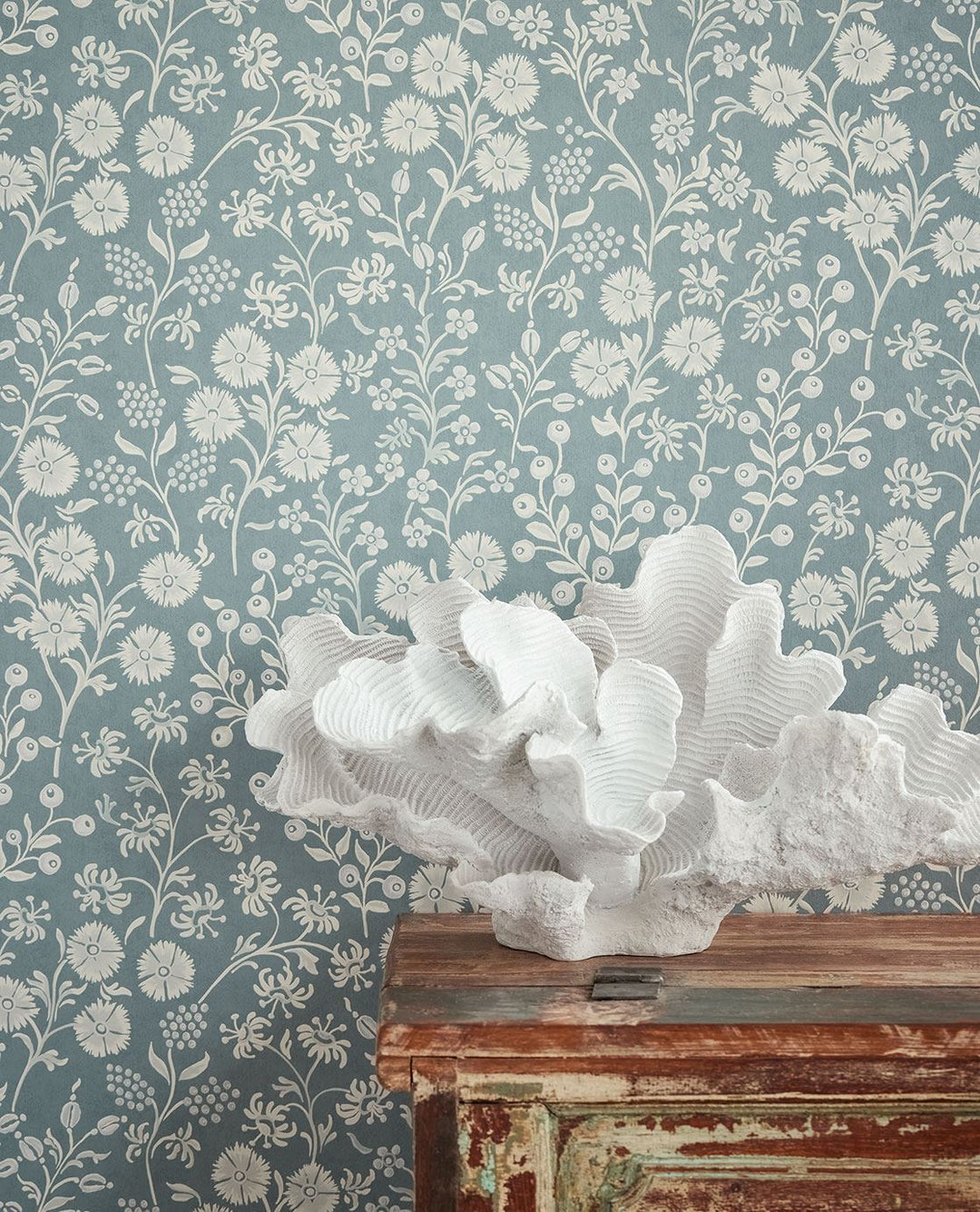 EIJFFINGER Posy 316046 - Afbeelding 3 - Blauw, Scandinavisch, Retro, Vintage, Romantisch