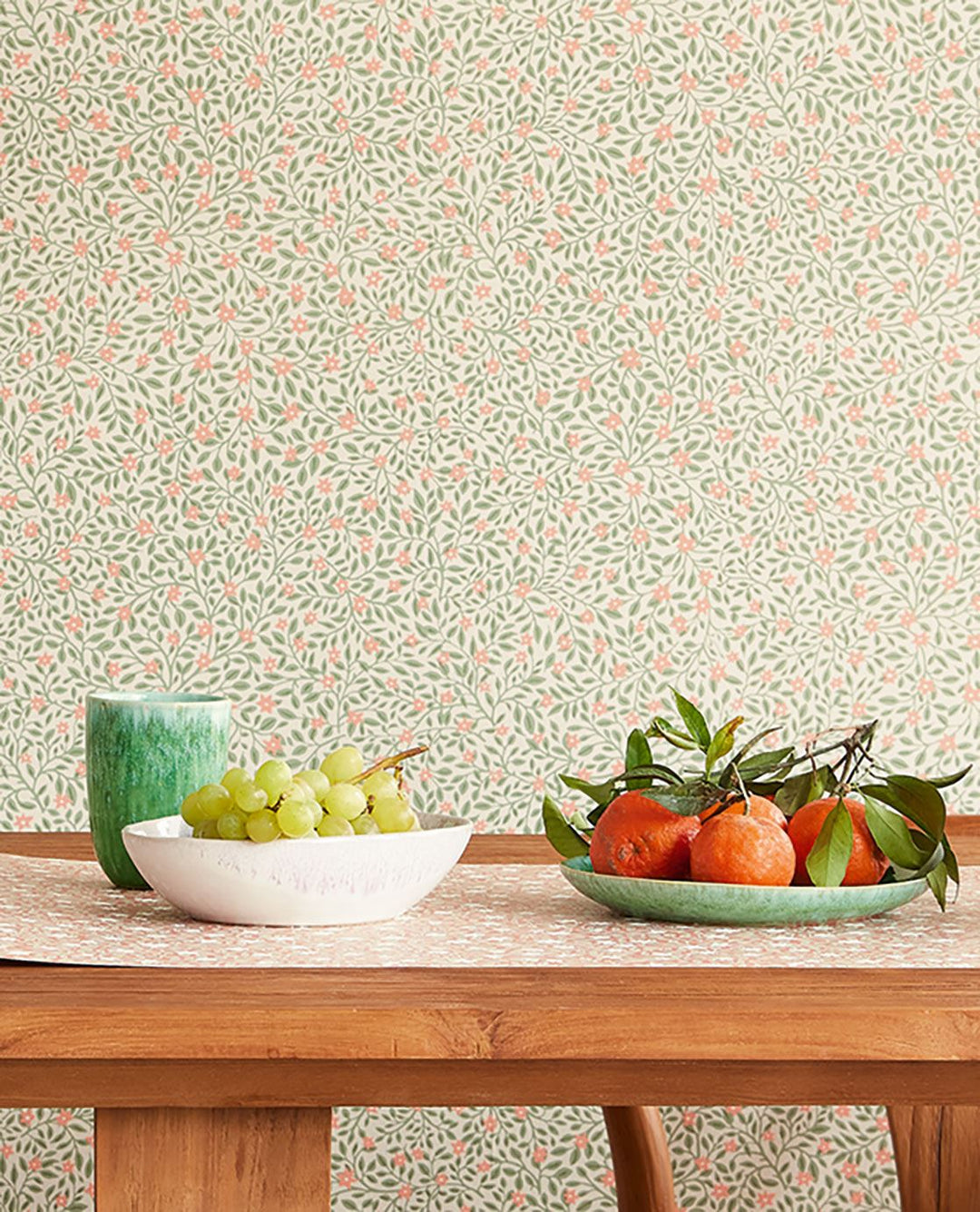 EIJFFINGER Posy 316050 - Afbeelding 4 - Naturel, Groen, Oranje, Scandinavisch, Retro, Vintage, Kinderkamer