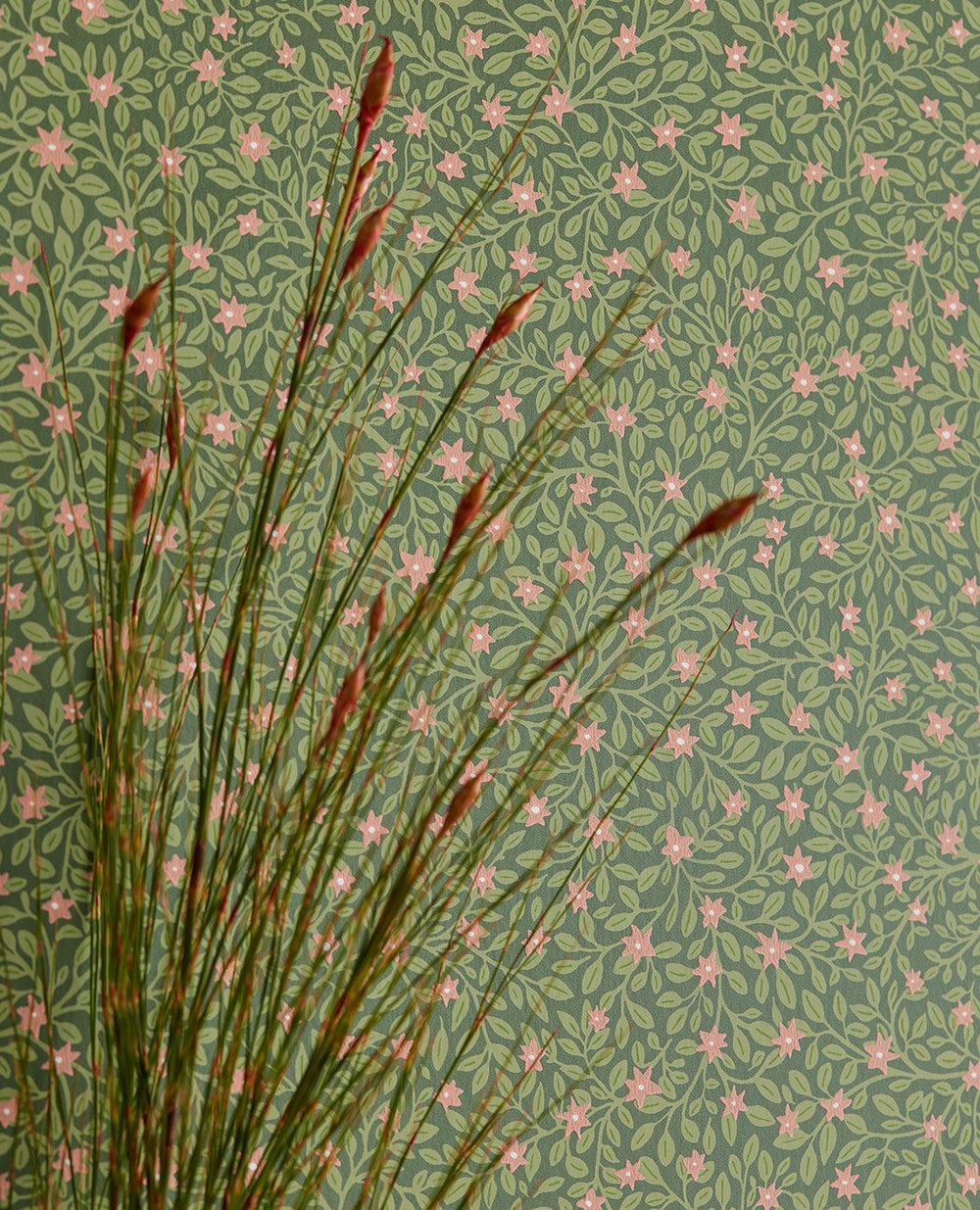 EIJFFINGER Posy 316055 - Afbeelding 2 - Groen, Scandinavisch, Retro, Vintage, Romantisch