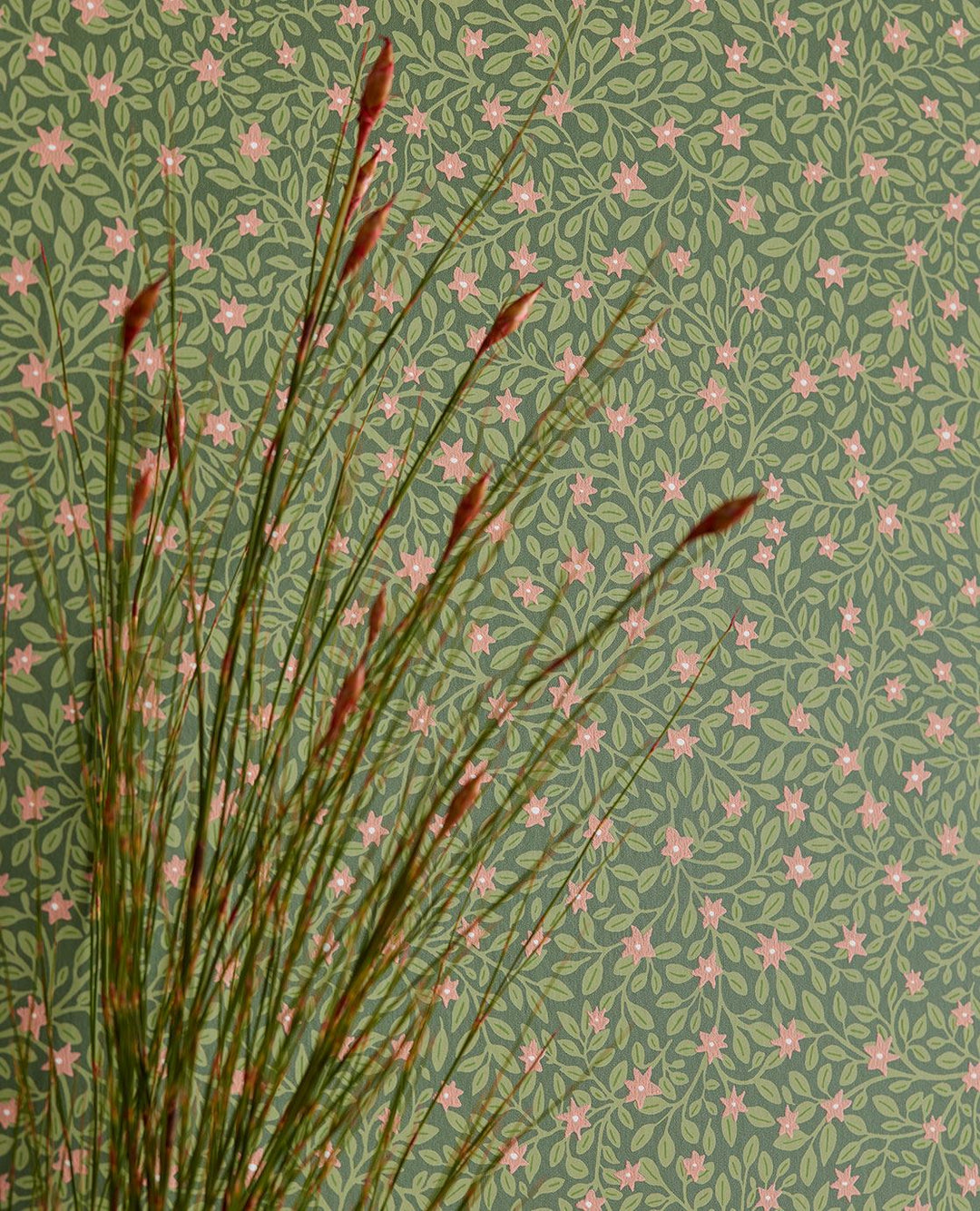 EIJFFINGER Posy 316055 - Afbeelding 2 - Groen, Scandinavisch, Retro, Vintage, Romantisch