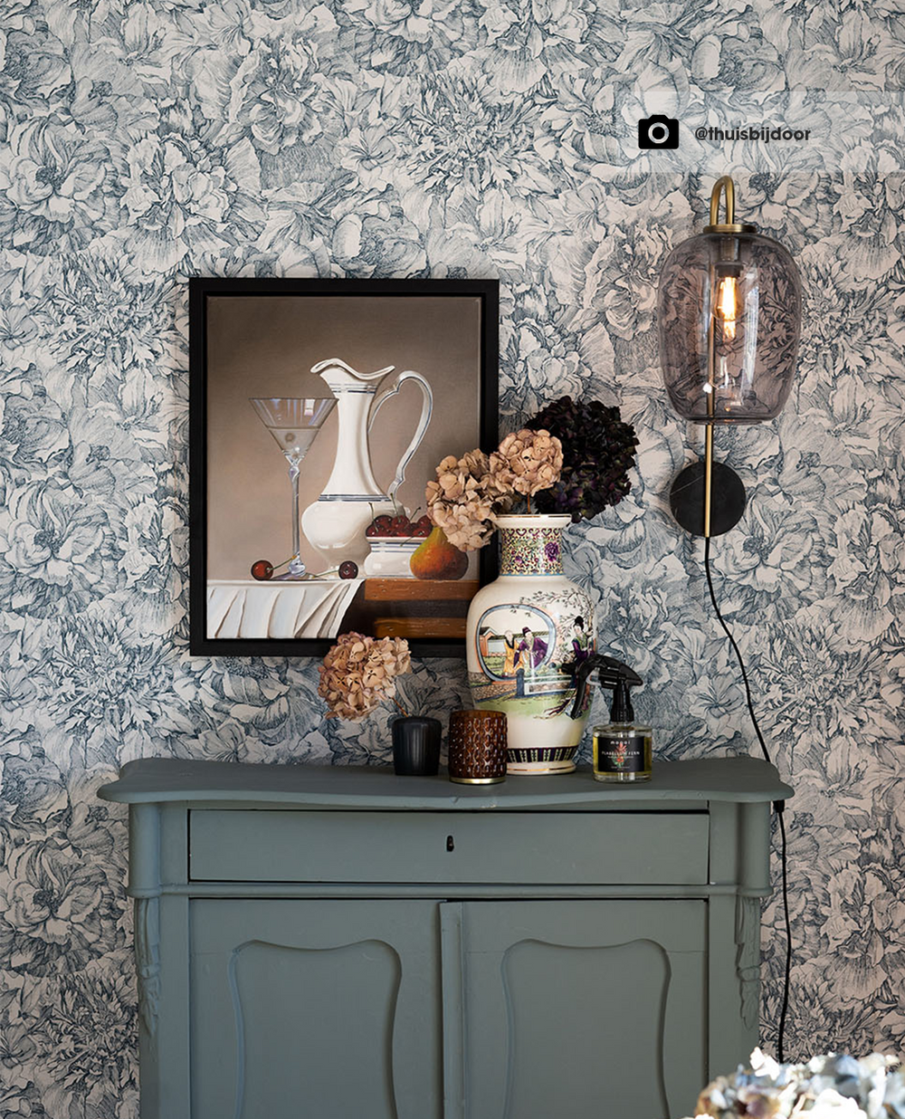 EIJFFINGER Museum 307343 - Afbeelding 2 - Blauw, Romantisch, Klassiek, Bloemen
