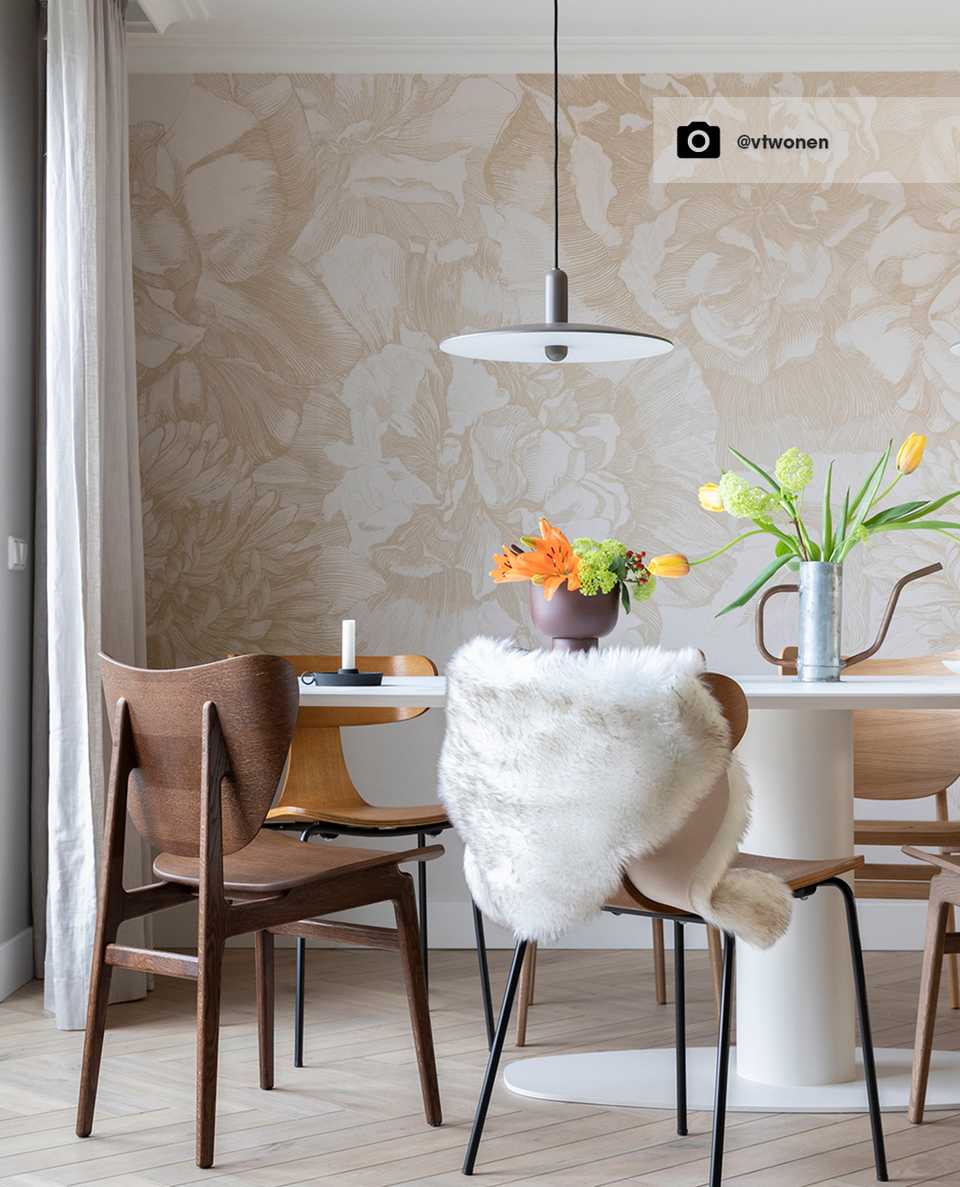 EIJFFINGER Museum 307405 - Afbeelding 4 - Geel, Goud, Scandinavisch, Romantisch, Klassiek, Bloemen