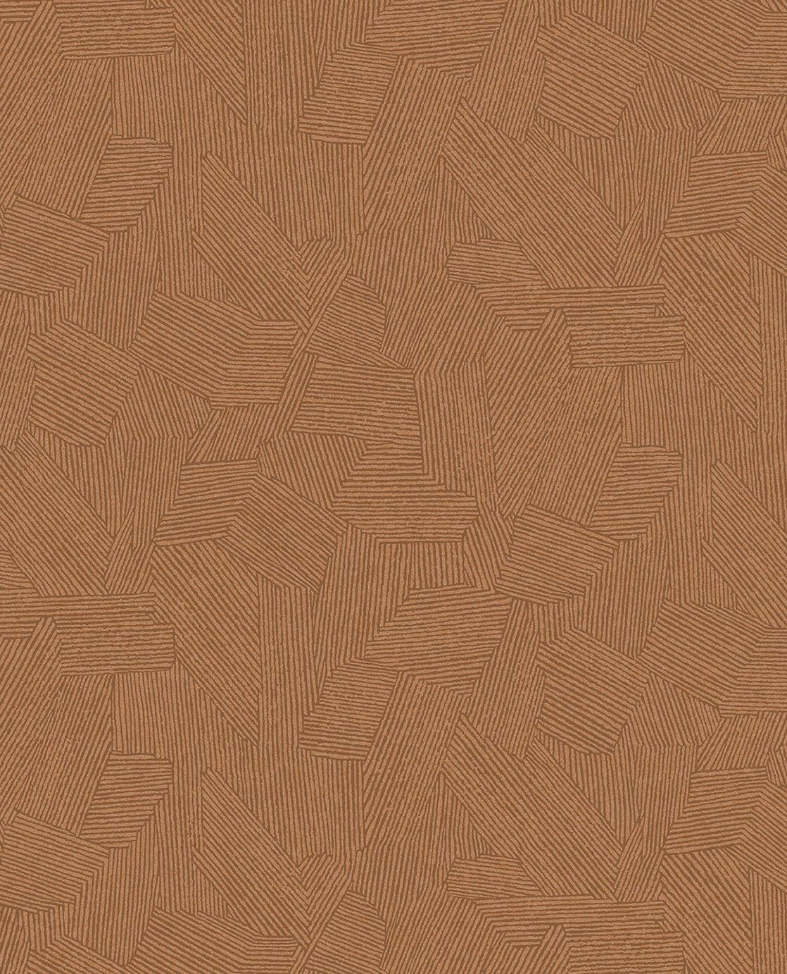 EIJFFINGER Twist 318003 - Afbeelding 1 - Oranje, Basic, Stoer, Industrieel, Structuren, Grafisch