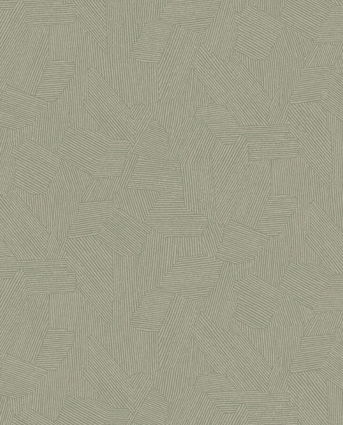 EIJFFINGER Twist 318007 - Afbeelding 1 - Groen, Scandinavisch, Basic, Structuren, Grafisch