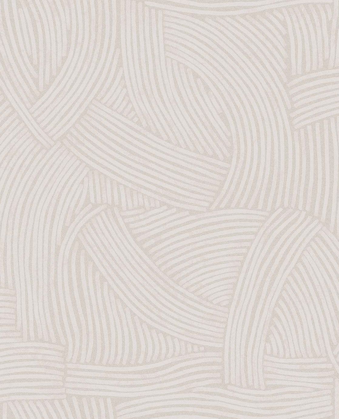 EIJFFINGER Twist 318010 - Afbeelding 1 - Wit, Scandinavisch, Etnisch, Basic, Structuren, Grafisch