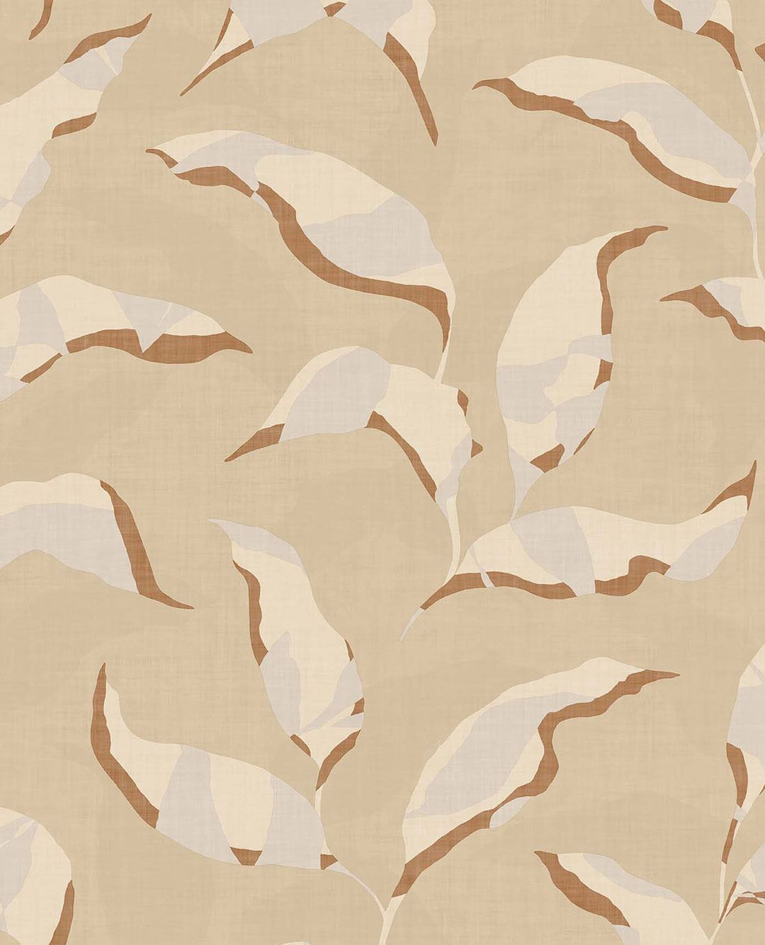 EIJFFINGER Twist 318050 - Afbeelding 1 - Naturel, Scandinavisch, Landelijk, Natuurlijk, Bladeren