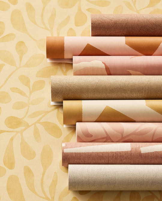 EIJFFINGER Twist 318025 - Afbeelding 2 - Naturel, Rood, Scandinavisch, Etnisch, Kinderkamer, Structuren, Grafisch