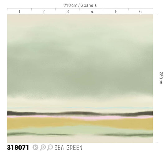 EIJFFINGER Twist 318071 - Afbeelding 5 - Naturel, Groen, Scandinavisch, Romantisch, Kinderkamer