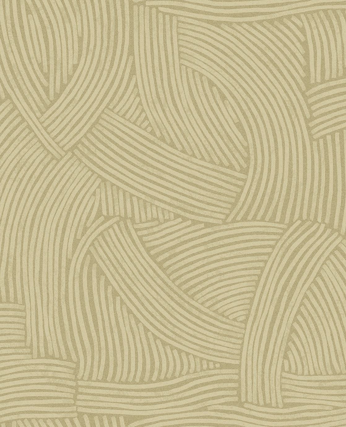 EIJFFINGER Twist 318012 - Afbeelding 1 - Geel, Scandinavisch, Etnisch, Basic, Structuren, Grafisch