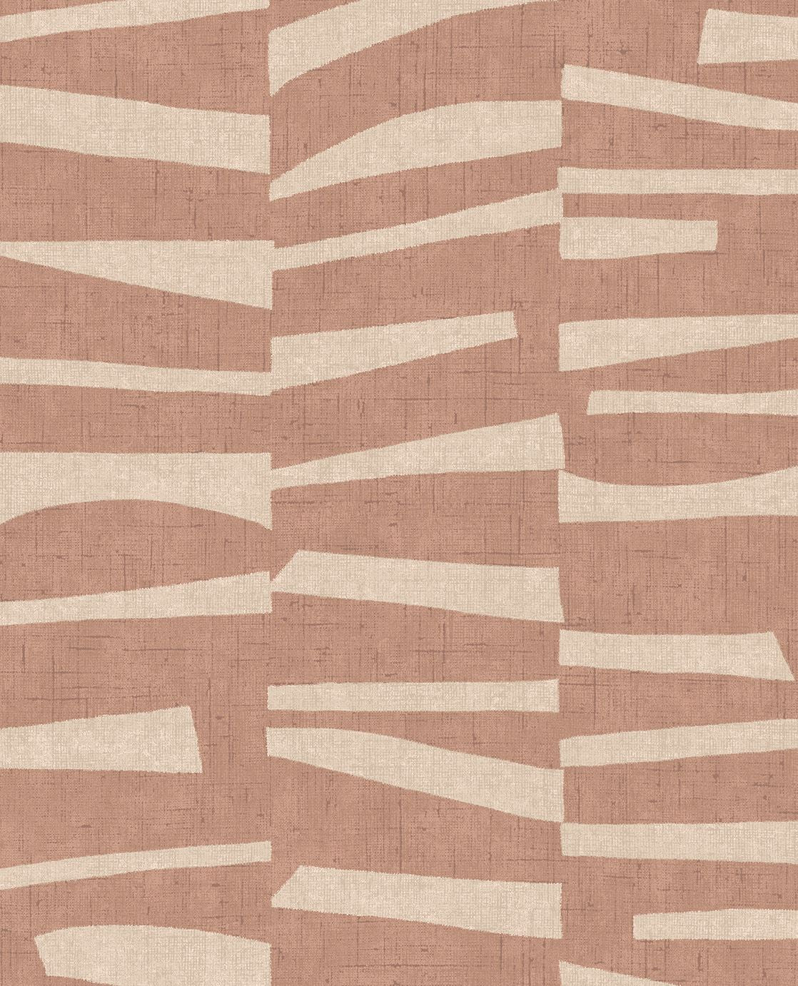 EIJFFINGER Twist 318025 - Afbeelding 1 - Naturel, Rood, Scandinavisch, Etnisch, Kinderkamer, Structuren, Grafisch