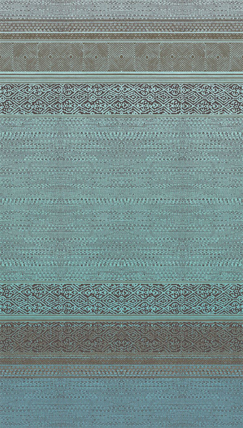 EIJFFINGER Wallpower Favourites 309053 - Afbeelding 1 - Blauw, Groen, Etnisch