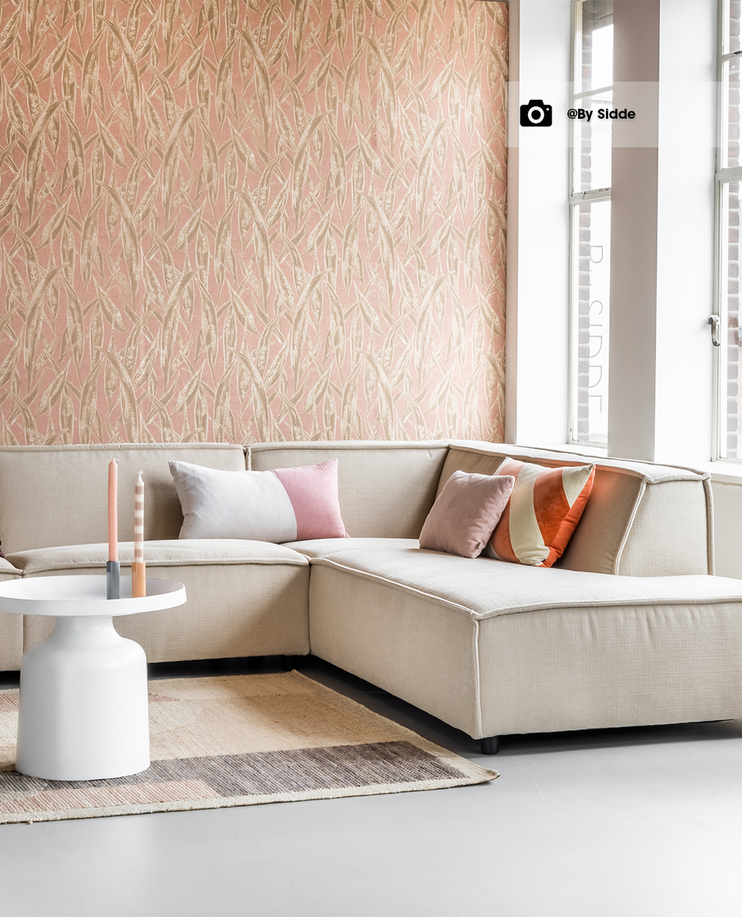 EIJFFINGER Waterfront 300802 - Afbeelding 5 - Naturel, Rood, Metallic, Scandinavisch, Landelijk, Etnisch, Natuurlijk, Bladeren