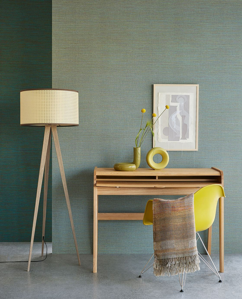 EIJFFINGER Canvas 313507 - Afbeelding 2 - Blauw, Groen, Scandinavisch, Landelijk, Basic, Natuurlijk, Structuren