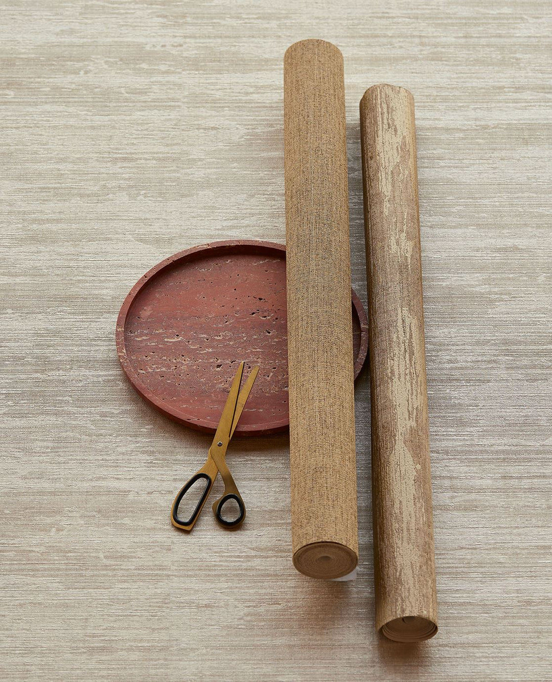 EIJFFINGER Canvas 313554 - Afbeelding 3 - Naturel, Geel, Retro, Vintage, Basic, Stoer, Industrieel, Effen, Uni
