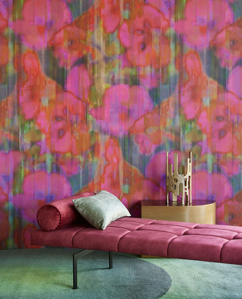 EIJFFINGER Canvas 313572 - Afbeelding 2 - Rood, Rood, Romantisch, Chic, Glamour, Bloemen
