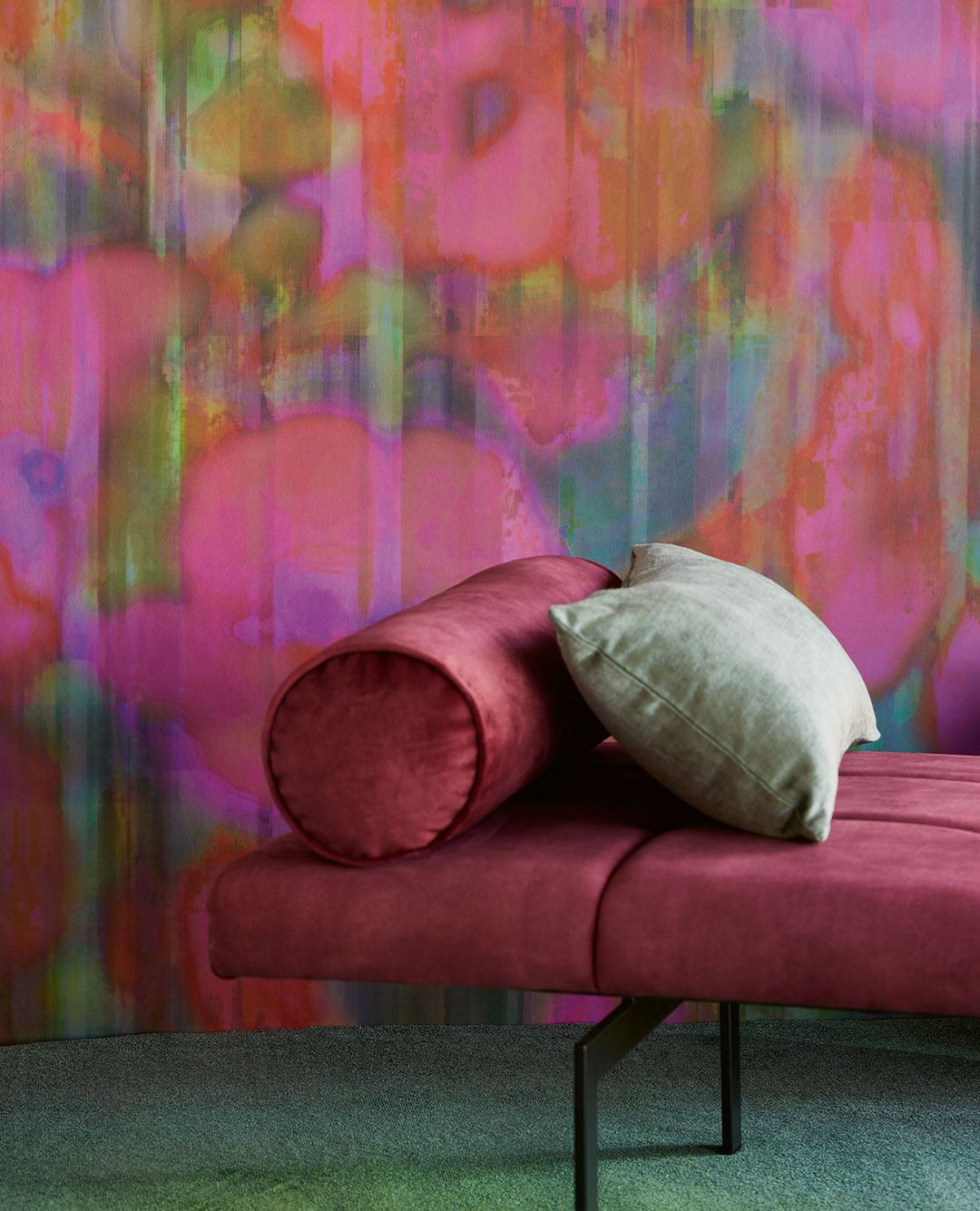 EIJFFINGER Canvas 313572 - Afbeelding 3 - Rood, Rood, Romantisch, Chic, Glamour, Bloemen