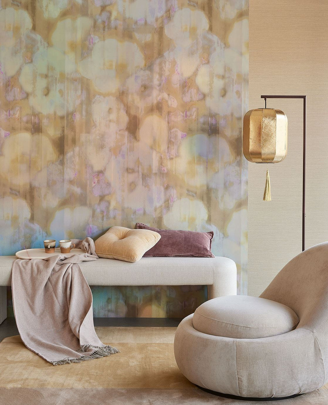 EIJFFINGER Canvas 313573 - Afbeelding 2 - Naturel, Romantisch, Chic, Glamour, Bloemen