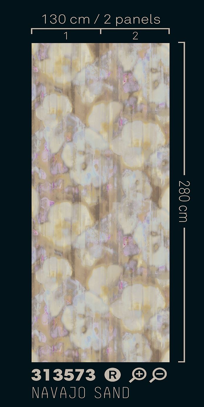 EIJFFINGER Canvas 313573 - Afbeelding 3 - Naturel, Romantisch, Chic, Glamour, Bloemen