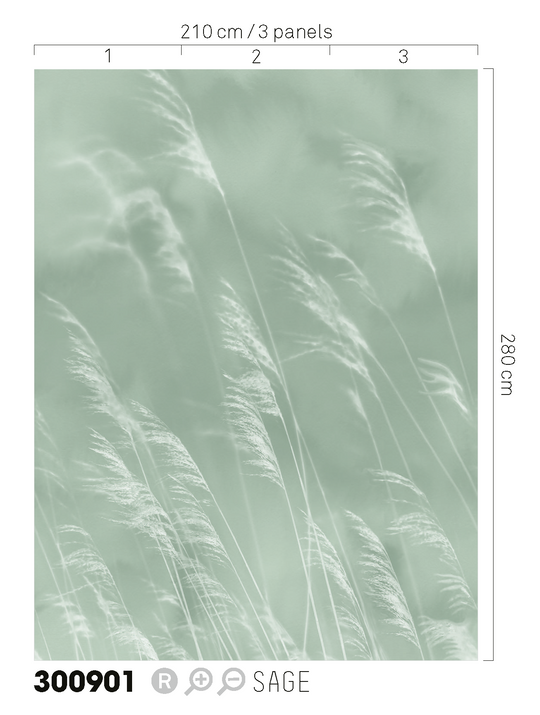 EIJFFINGER Waterfront 300901 - Afbeelding 4 - Naturel, Groen, Scandinavisch, Landelijk, Romantisch, Natuurlijk, Bladeren