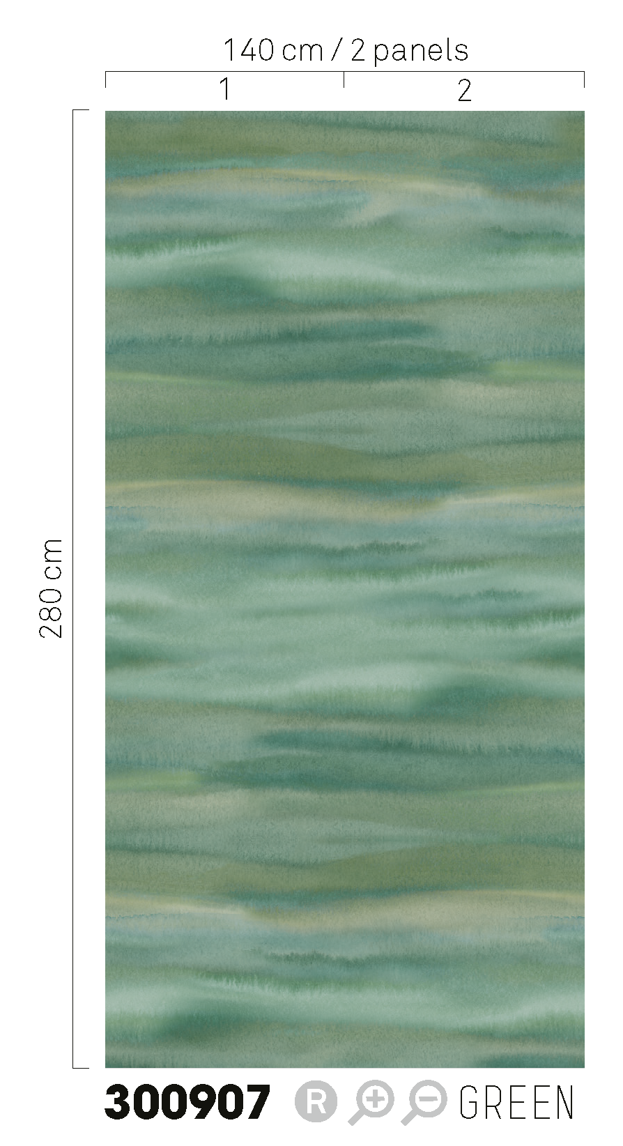 EIJFFINGER Waterfront 300907 - Afbeelding 3 - Groen, Scandinavisch, Landelijk, Basic