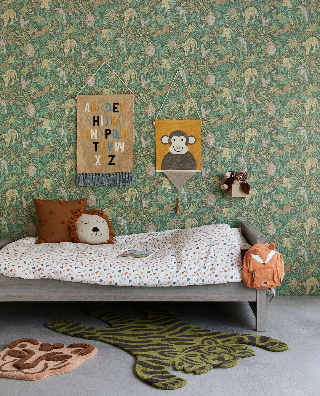 EIJFFINGER Explore 323024 - Afbeelding 2 - Groen, Retro, Vintage, Kinderkamer
