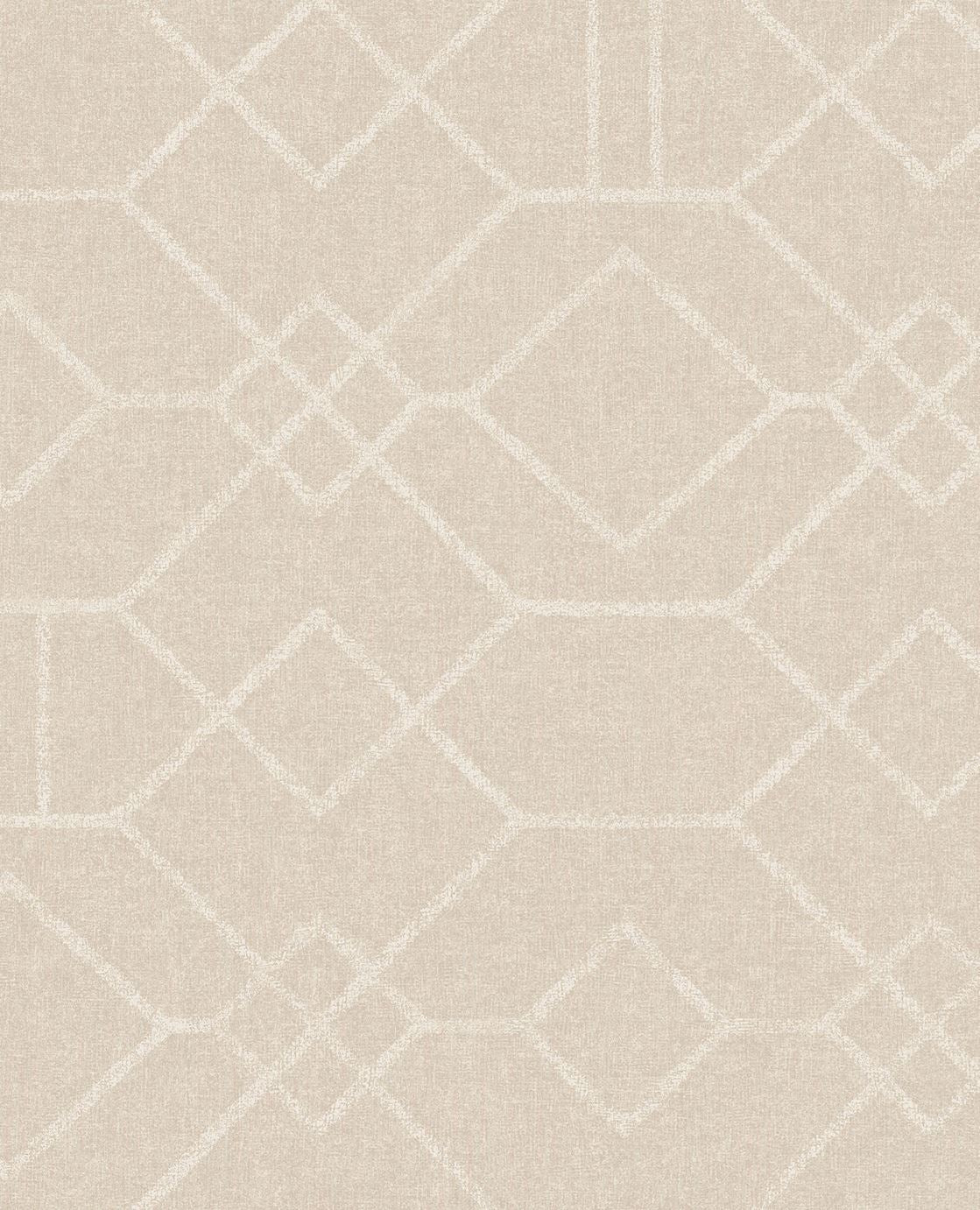 EIJFFINGER Embrace 324011 - Afbeelding 1 - Zwart / Grijs, Basic, Ruiten, Geometrisch