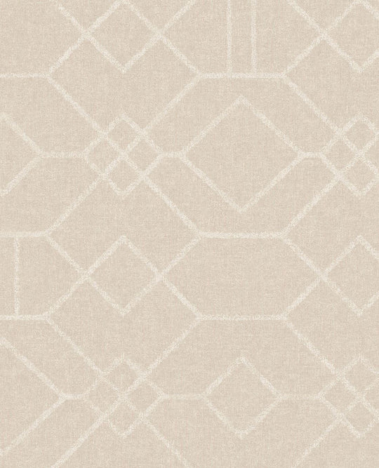 EIJFFINGER Embrace 324011 - Afbeelding 1 - Zwart / Grijs, Basic, Ruiten, Geometrisch