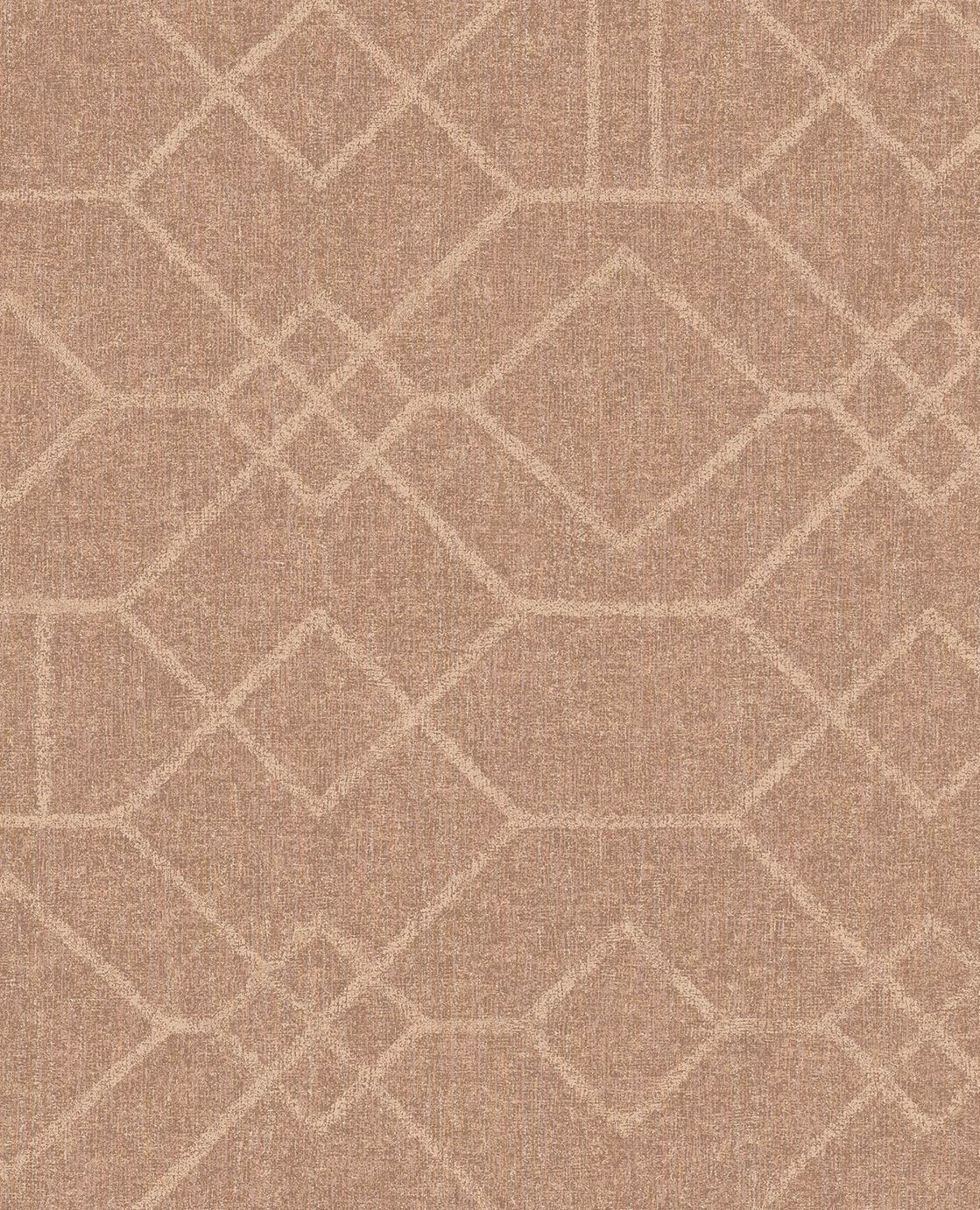 EIJFFINGER Embrace 324012 - Afbeelding 1 - Rood, Scandinavisch, Ruiten, Geometrisch