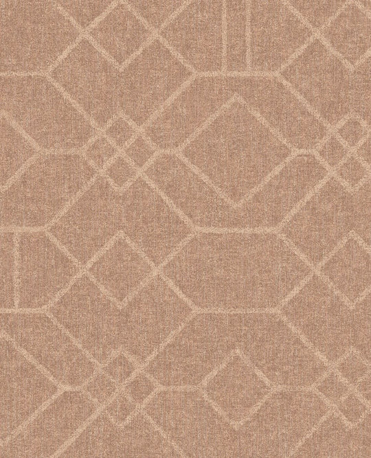 EIJFFINGER Embrace 324012 - Afbeelding 1 - Rood, Scandinavisch, Ruiten, Geometrisch