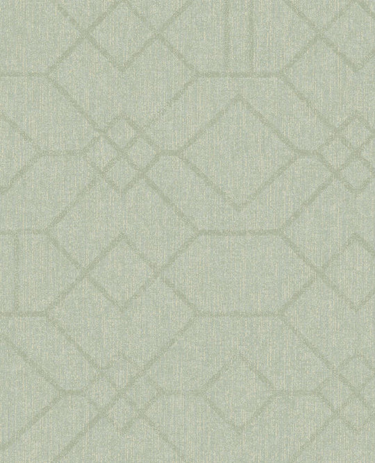 EIJFFINGER Embrace 324013 - Afbeelding 1 - Groen, Scandinavisch, Basic, Ruiten, Geometrisch